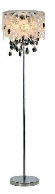 Lampa podłogowa chromowa + akryl 3x40W E14 Talita Candellux 53-18642