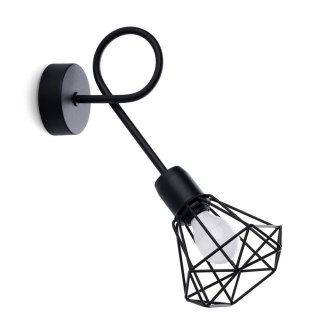 Sollux Lampa Kinkiet ARTEMIS 1S czarny