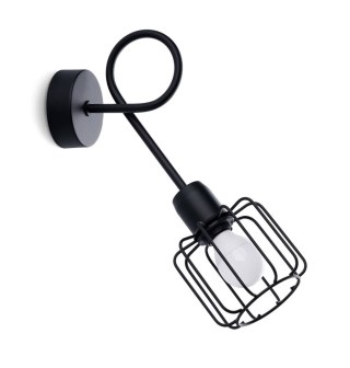 Sollux Lampa Kinkiet BELUCI 1S czarny