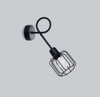 Sollux Lampa Kinkiet BELUCI 1S czarny