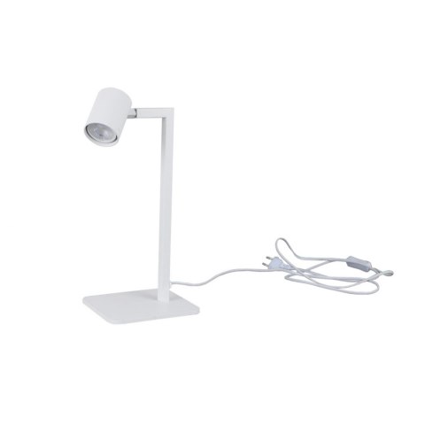 Lampa biurkowa Snow biała 1xGU10 Light Prestige