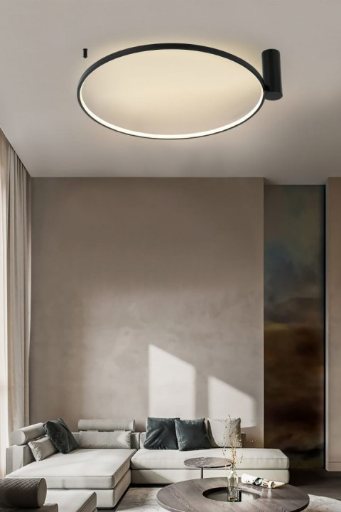 Plafon Ring L 3000K 1xLED czarny LP-909/1C L BK