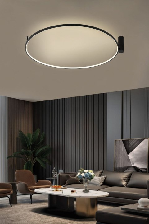Plafon Ring L 4000K 1xLED czarny LP-909/1C 4L BK