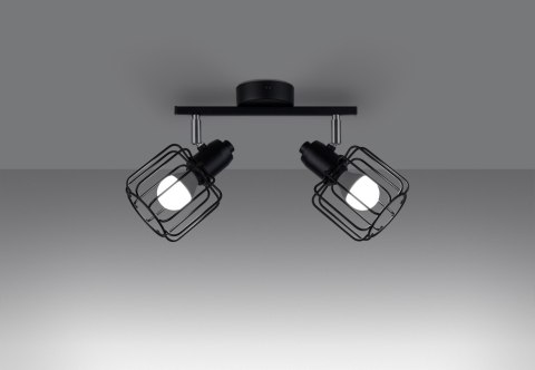 Sollux Lampa Plafon BELUCI 2 czarny