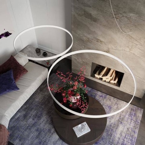 Sollux Lampa Żyrandol RIO 110 biały LED 4000K