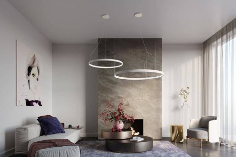 Sollux Lampa Żyrandol RIO 110 biały LED 4000K