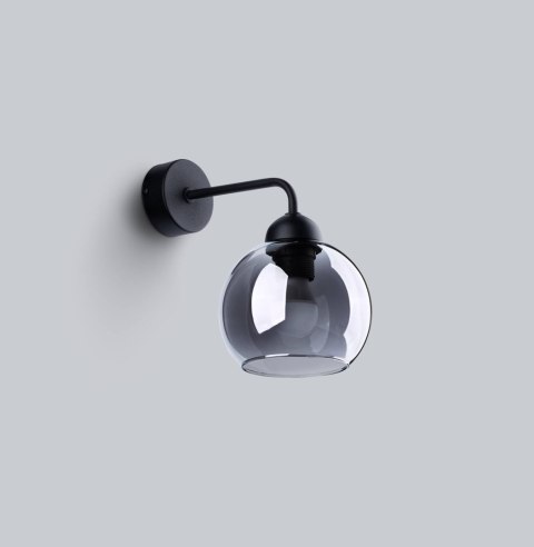 Sollux Lampa Kinkiet ALINO 1 czarny