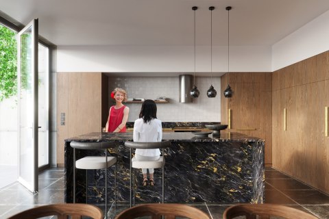 Sollux Lampa wisząca ALINO 3 czarna