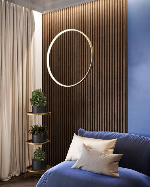 Sollux Lampa wisząca RIO 110 złota LED 3000K