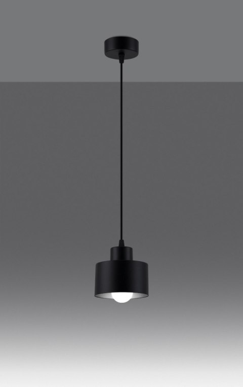 Sollux Lampa wisząca SAVAR 1 czarna