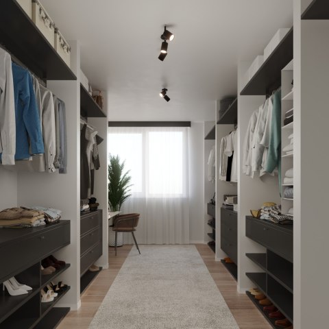 Sollux Lampa Plafon LEMMI 2 czarny