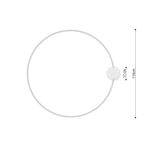 Plafon RIO 110 złoty LED 3000K