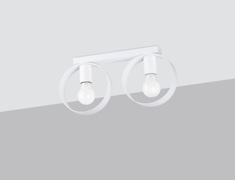 Sollux Lampa Plafon TITRAN 2 biały