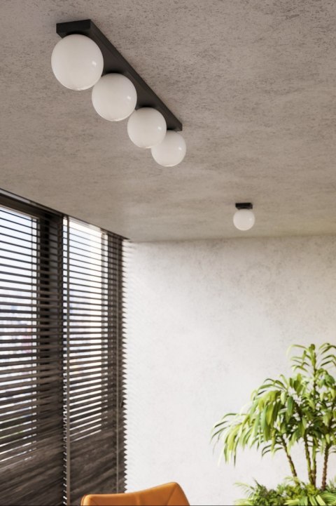 Sollux Lampa Plafon YOLI 3 czarny