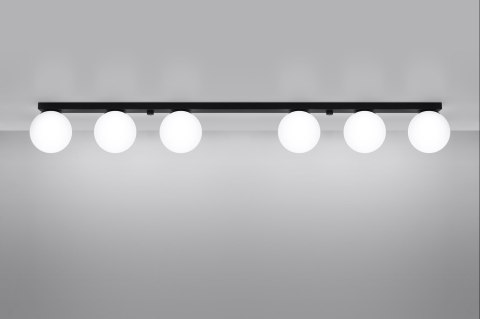 Sollux Lampa Plafon YOLI 6 czarny