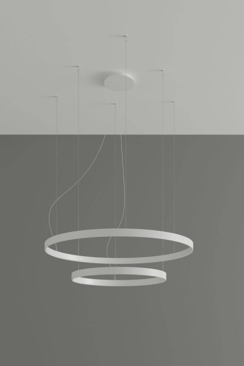 Żyrandol RIO 2 55/78 biały LED 4000K