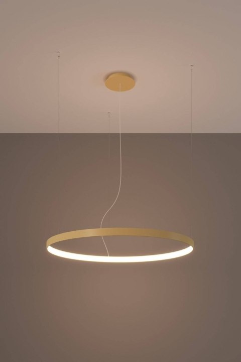 Sollux Lampa Żyrandol RIO 55 złoty LED 3000K