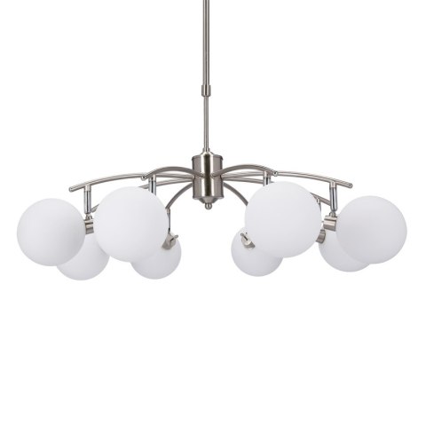 Ghost lampa wisząca satynowy 8x40w g9 klosz biały