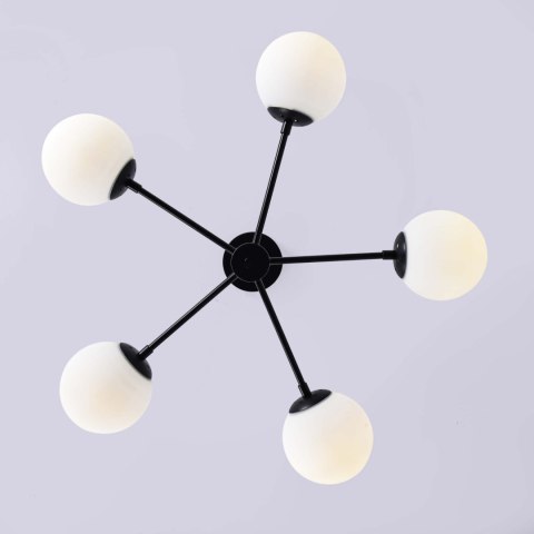 Lampa wisząca Roma 5 czarna 5xE14 Light Prestige