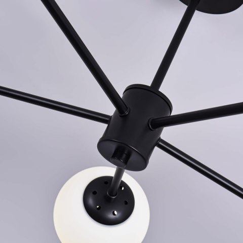 Lampa wisząca Roma 5 czarna 5xE14 Light Prestige