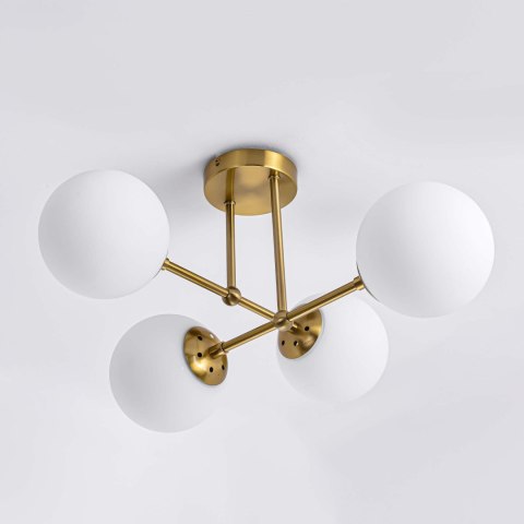 Lampa wisząca Roma 4 złota 4xE14 Light Prestige