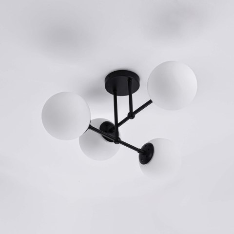 Lampa wisząca Roma 4 czarna 4xE14 Light Prestige