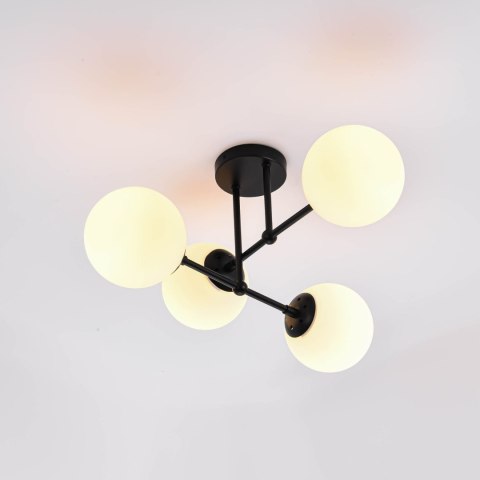 Lampa wisząca Roma 4 czarna 4xE14 Light Prestige