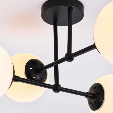 Lampa wisząca Roma 4 czarna 4xE14 Light Prestige