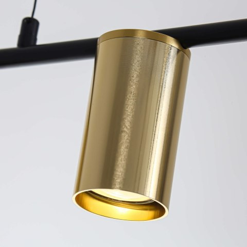 Lampa wisząca Arizona czarno - złota 9xGU10 Light Prestige