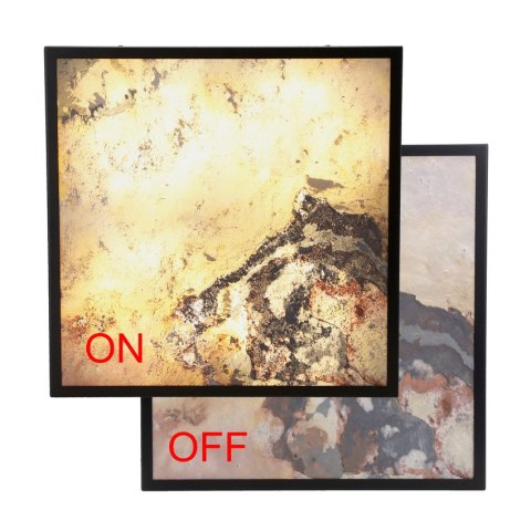 Luxan Lampa sufitowa 39x39 czarny 48w led 4000k led indian autumn