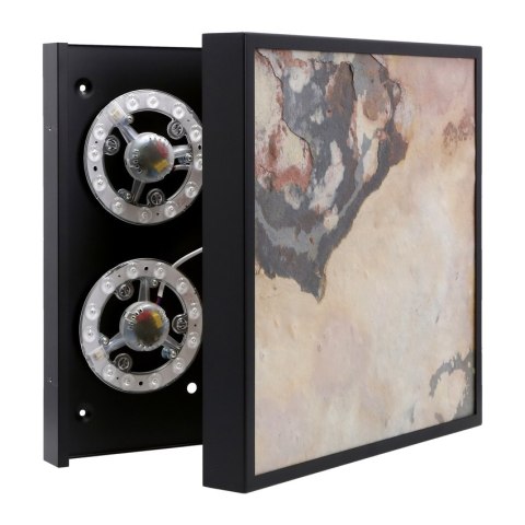 Luxan Lampa sufitowa 39x39 czarny 48w led 4000k led indian autumn