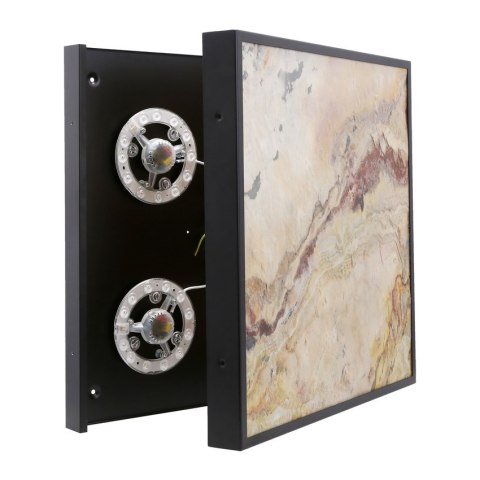 Luxan Lampa sufitowa 49x49 czarny 48w led 4000k led indian autumn