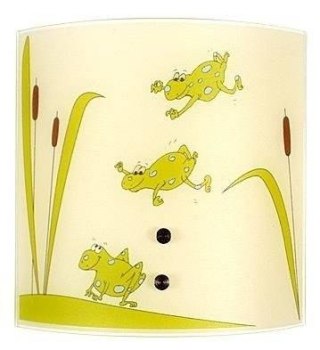 Lampa ścienna kinkiet 1X40W E27 zielony FROG 10-09534