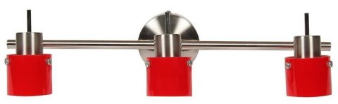 Lampa sufitowa Candellux 93-09121 Red listwa 3X50W G9, satyna nikiel