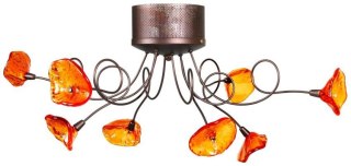 Lampa sufitowa brązowa 8xG4 Malta 38-00661
