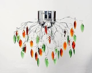 Lampa sufitowa wisząca 8x20W G4 chrom Akant