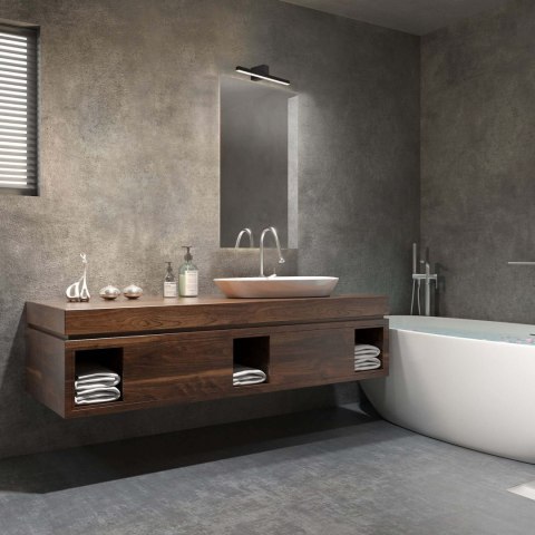 Kinkiet Nevada 40 cm czarny IP44 LED 4000K Light Prestige