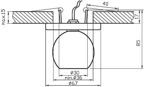 Oprawa stropowa Candellux Sphinx multicolor 2216846