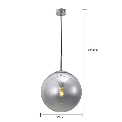 Lampa wisząca Palla chrom 1xE14 Light Prestige