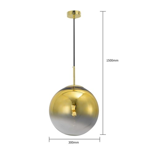 Lampa wisząca Palla złota 1xE14 Light Prestige
