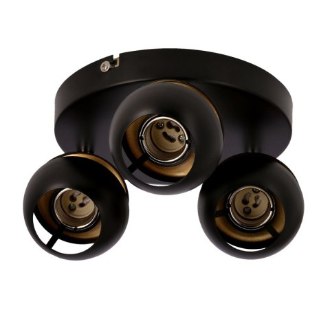 Boni plafon 3x3w gu10 led czarny