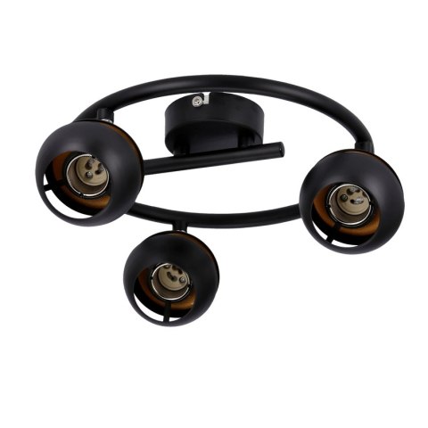 Boni spirala 3x3w gu10 led czarny