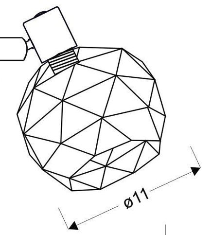 Kllosz do acrobat e14 z nakrętką złoty 71-68408