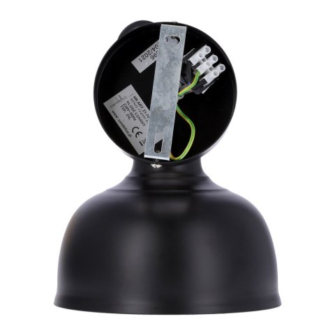 Kinkiet czarny/drewniany regulowany lampa E27 40W Reno 21-76748