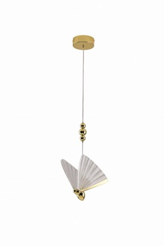 Lampa wisząca Mariposa 1 złota LED CCT Light Prestige