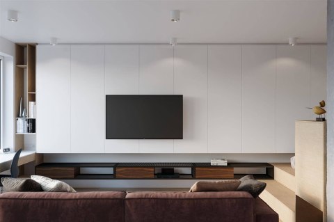 Sollux Lampa Plafon TIUBE biały