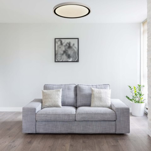 Plafon Vegas 40 cm czarny LED 4000K Light Prestige