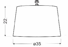 Abażur czarny do lampy wiszącej Gillenia 77-98750