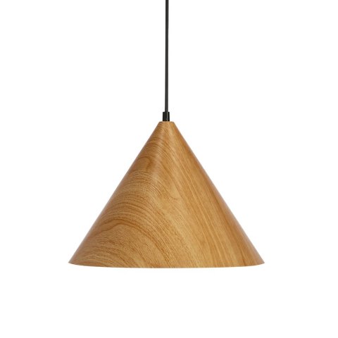 Dunca lampa wisząca 32cm E27 klosz jasny dębowy