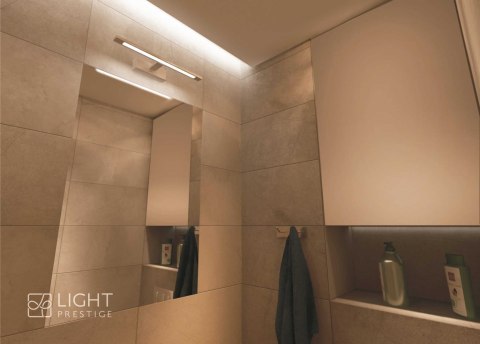 Lampa łazienkowa Isla kinkiet chrom XXL z IP44 4000K